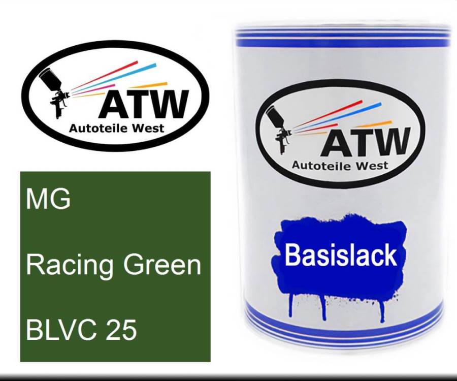 MG, Racing Green, BLVC 25: 500ml Lackdose, von ATW Autoteile West.